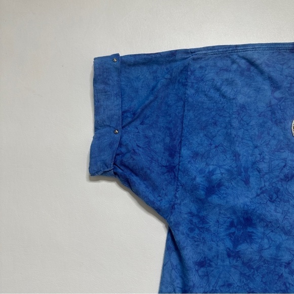 Vintage Stonewashed Western Motif Shirt in Blue One Size - Picture 3 of 11